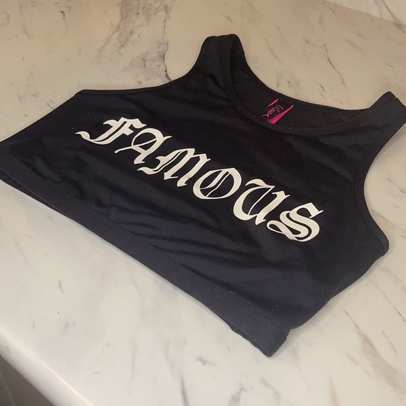 Famous Activewear Crop Top - (Black)💰🔥 - Picture 3 of 6